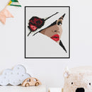 14CT Partial Cross Stitch Charming Lips Stamped DIY Embroidery Kits Handmade Art