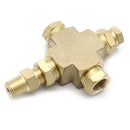 Sensor Adapter for Oil Pressure Temperature Gauge 1/8-27 NPT 1/4-18 NPT Newly