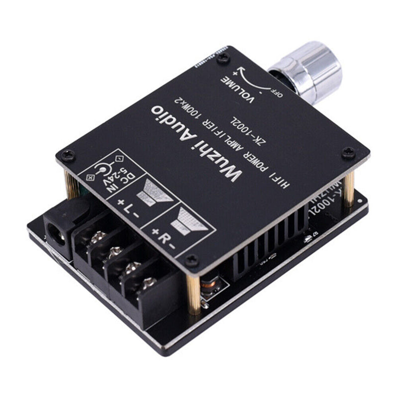ZK-1002L Dual Channel 2x100W Audio Power Amplifier Board Stereo Amp with Filter