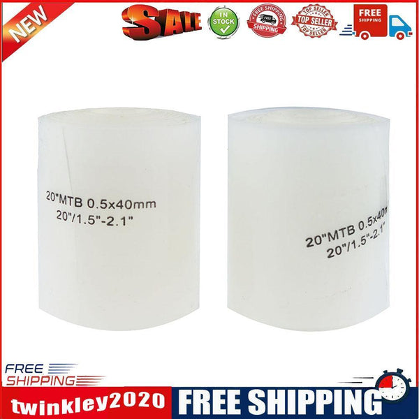 2pcs Bicycle MTB 20 inch Tire Liner Puncture-proof Belt Protection Pad