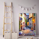 5D DIY Diamond Painting Street Landscape Rhinestone Full Round Wall Craft Art