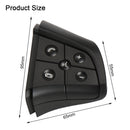 5 Keys Car Steering Wheel Switch for Benz ML/GL-Class W164 (Right Black)