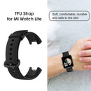 TPU Smart Watch Band Strap for Mi Watch Lite/Redmi Watch (Black) Newly