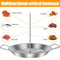 Stainless Steel Roasting Meat Spit Skewer Kitchen Supplies Meat Spit Stand
