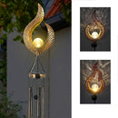 Outdoor Garden Decor LED Light Pendant Bell Wind Chimes Solar Wind Chime Lights