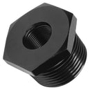 Universal Aluminum Alloy Automotive Car Car Threaded Oil Filter Adapter Black