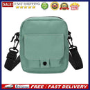 Women Canvas Solid Color Messenger Bags Lady Zipper Underarm Messenger Bags