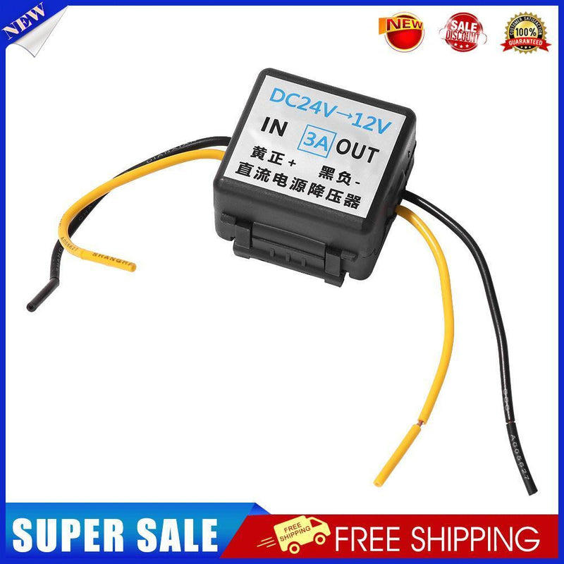 24V DC to 12V DC 3A Buck Converter Car Power Supply Step Down Converter