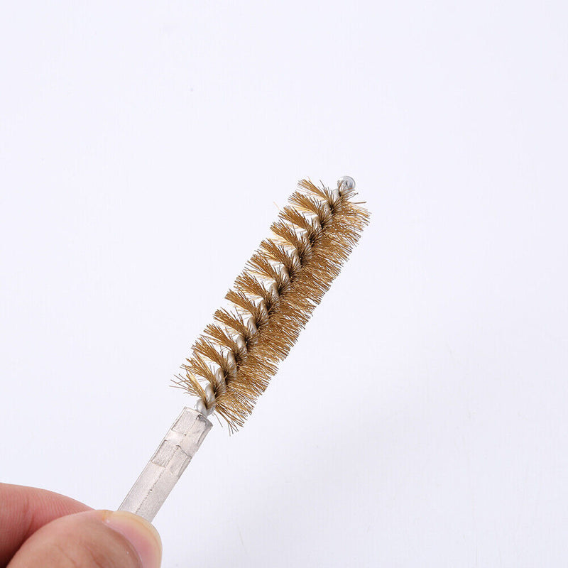 2pcs Car Steel Wire Brush Machine Paint Remover Cleaner with Drill (Copper)