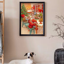 Point Drill Craft Handmade Christmas Dinner Canvas Mosaic Full Diamond Painting