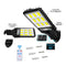 Solar Led Light Outdoor Wall Lamp Waterproof 3 Modes PIR Motion Sensor Garden~