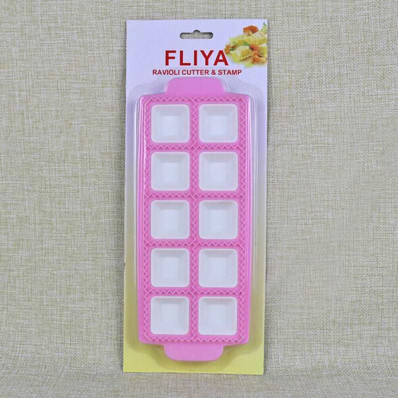 DIY Italian Dumpling Ravioli Mould Fondant Mold Cake Decor Tool (B Square) Newly
