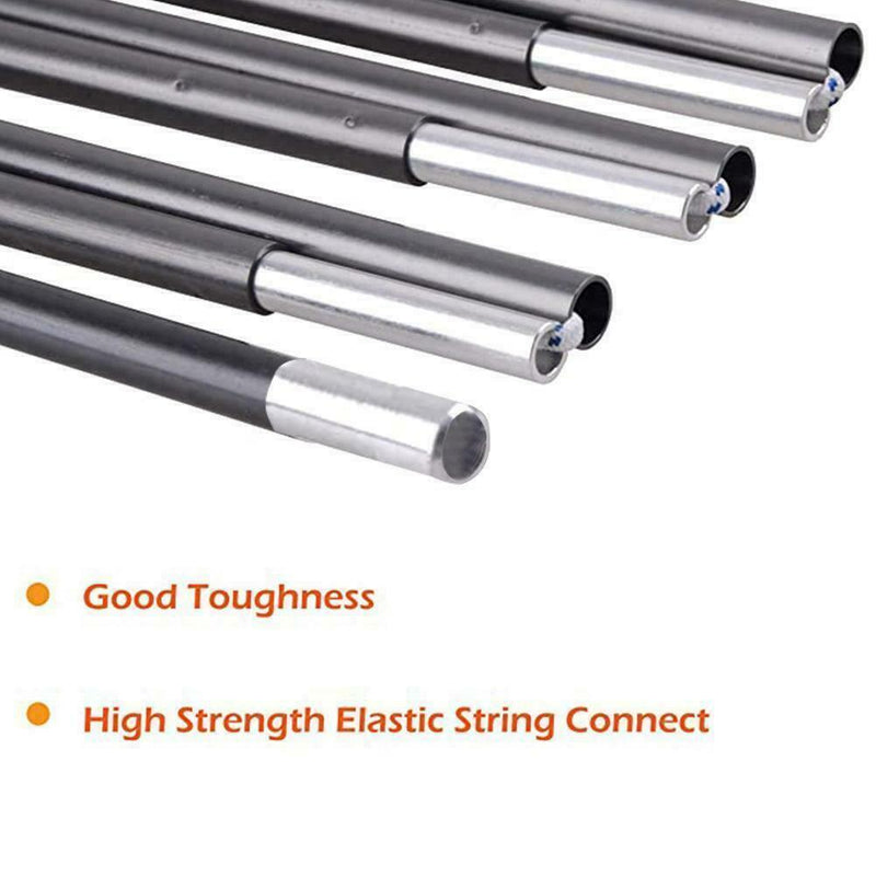 Outdoor Tent Canopy Tarp Poles Tent Canopy Support Canopy Iron Rods R9V5