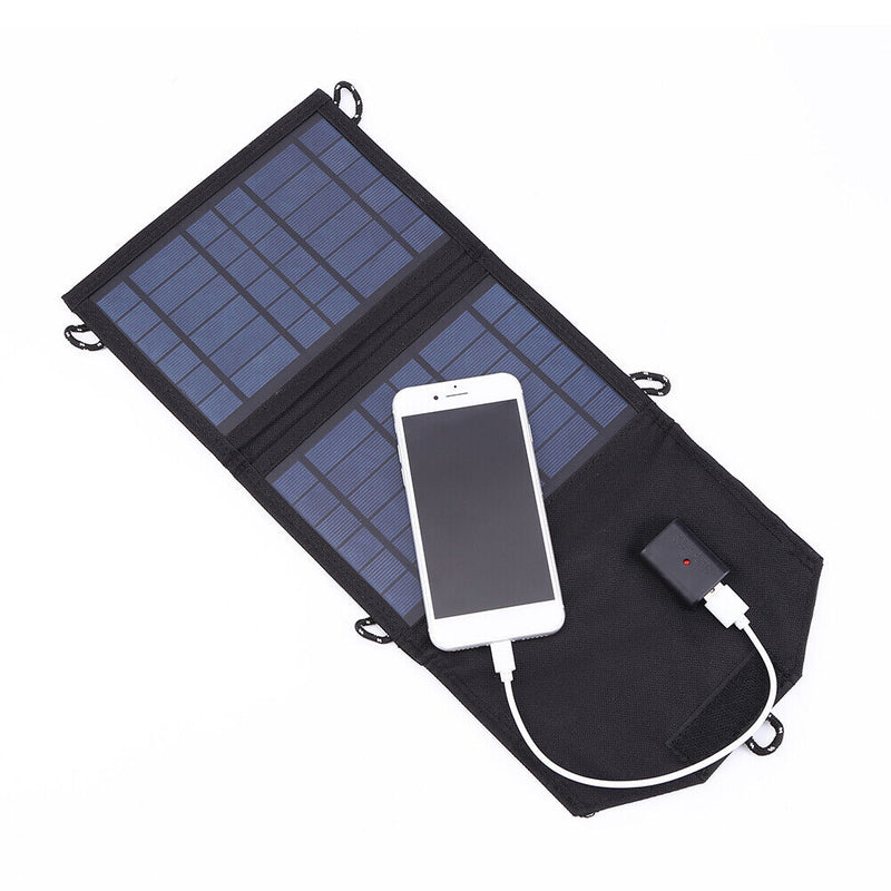 Sun Power Folding 20W Solar Cells Charger 5V 1A USB Output Devices Portable