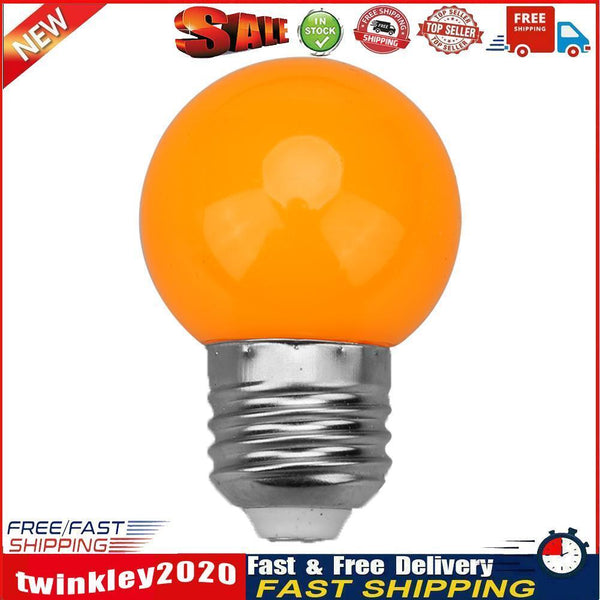 Colorful Globe Light Bulb E27 3W SMD2835 LED Lamp Bar Home Decor (Orange) Newly