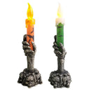 Halloween Decor Candle Light Plastic for Holiday Decor (Orange)