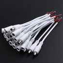 10pcs 5.5x2.1 DC Male/Female Plug Cable Connector for LED Strip Light(A) Newly