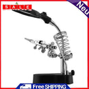 Welding Magnifying Glass Desktop w/ LED Multifunctional Clip Auxiliary Magnifier