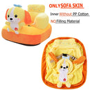 Cartoon Baby Sofa Cover Learn to Sit Sofa without Cotton Support (Penguin) Newly