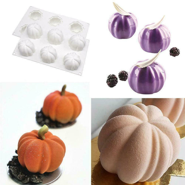 6 Cups Silicone Mold Hot Chocolate Bomb Cake Baking Mould Dome Jelly Tray Q7X2
