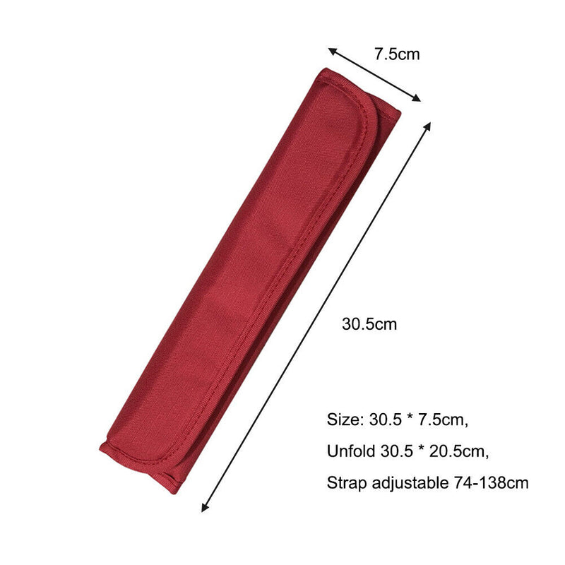 Golf Club Carrier Bag Nylon Driving Range Course Training Travel Case (Red)