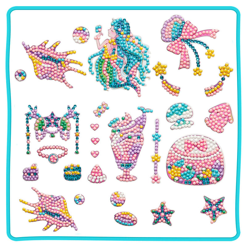 #A 5D DIY Diamond Drawing Kit Stickers Series Full Round Drill House Wall Art Cr