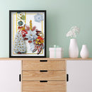 Festive Flowers 5D Part Drill Special Shaped Kit DIY Diamond Painting Ornamen