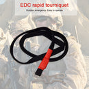 Outdoor EDC Emergency Survival Tourniquet First Aid Rope One-hand Operation