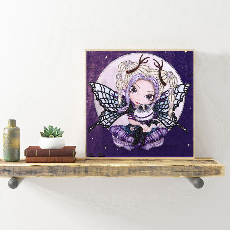 5D Diamond Painting Elf Girl Partial Special Shape Drill DIY Crafts (YX001)