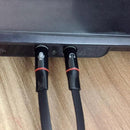 Asiprop Headphone Splitter Audio Cable 3.5mm Female to 2 Male Adapters Aux-D