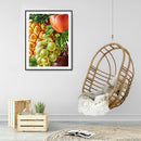 5D DIY Fresh Fruits Full Round Diamond Painting Wall Decor Rhinestone Art Crafts