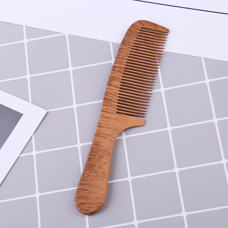 Wooden Smooth Comb Scalp Massage Anti Tangling Static Salon Hair Brush (07)