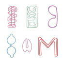 Shape Mixed Color Color Paper Clip Memo Clamp Boxed shape Folder Metal Clamp