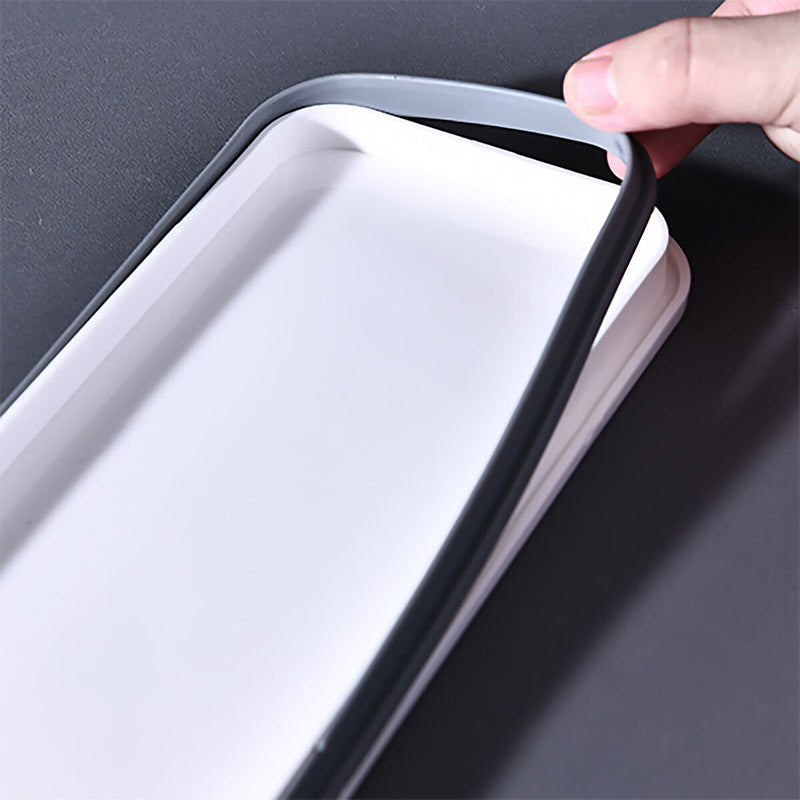 Wall Mounted Dry Food Dispenser Whole Grains Rice Bucket Large 1/2-Grid Storage