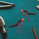 10pcs 2inch Spring Clamps Woodworking Clip Photo Studio Background (Black) Newly