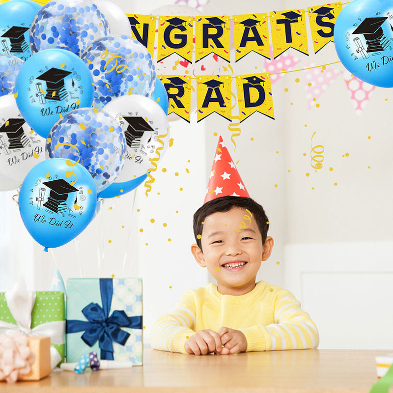2022 Graduation Balloon Kit - Hanging Banner Grad Party Decorations (C) Newly