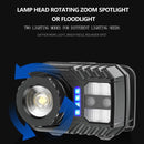 Zoom XPG+COB Glare Headlight Induction Glare Headlamp Fishing  Lamp Work Light