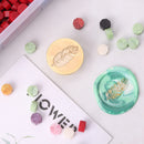 Plants Flower Wax Sealing Stamp Head Round Copper Stamps w/o Handle (ZR037)