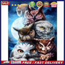5D DIY Diamond Painting Owl Full Round Drill Mosaic Rhinestone Picture Home A