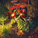 7 Head Solar LED Orchid Light Outdoor Waterproof Flowers Garden Stake Fence