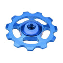 Aluminum Alloy MTB Bike Ceramic Bearing  11T Wheel Rear Derailleur (Blue)