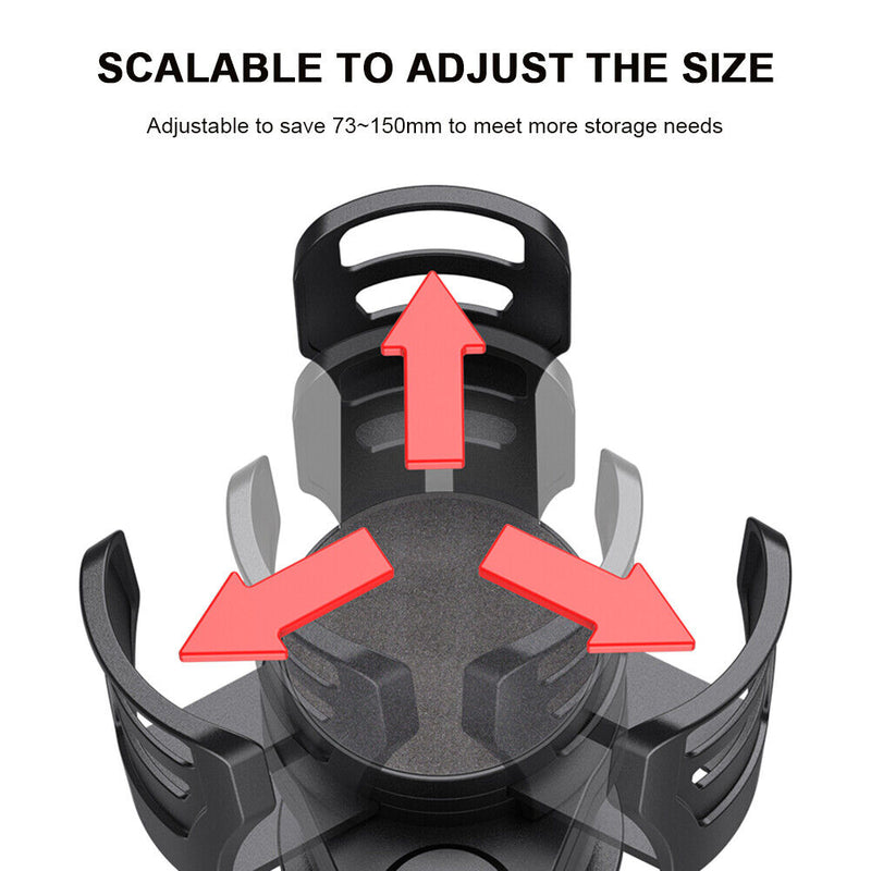 Shunwei Car Dual Cup Holder Adjustable Phone Bracket Drink Bottle Storage Newly