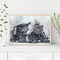 Canvas Painted Oil Paint By Numbers Car DIY Wall Art Modern Home Bedroom Decor