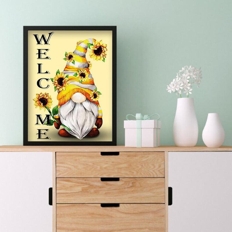 5D Full Round Drill Drawing Picture Goblin Diamond Painting Living Room Ornament