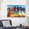 DIY Digital Picture Chickens Ducks Frameless Oil Painting By Number Handicraft