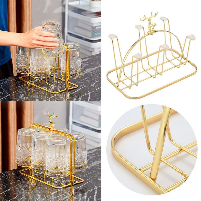 Drying Rack Mug Cup Holder Storage Rack Holder Coffee Cups Stand Mug Rack