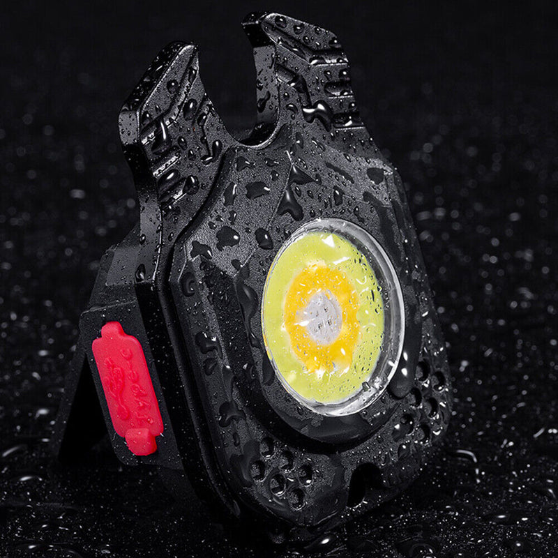Mini Flashlight Keychain Light Pocket LED High Power Torch Lamp Work Lights