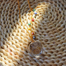 Colorful Crystal Wind Chimes Pendant Prisms Jewelry Home Garden Hanging Craft
