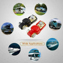 2Pcs Car Battery Terminal Adjustable Clamp Clip Connector D5A8 Nagative N0Y0