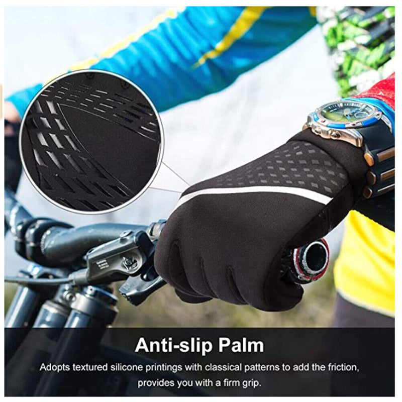 Unisex Winter Gloves Cycling Warm Touchscreen Windproof Bike Climbing Ski Gloves